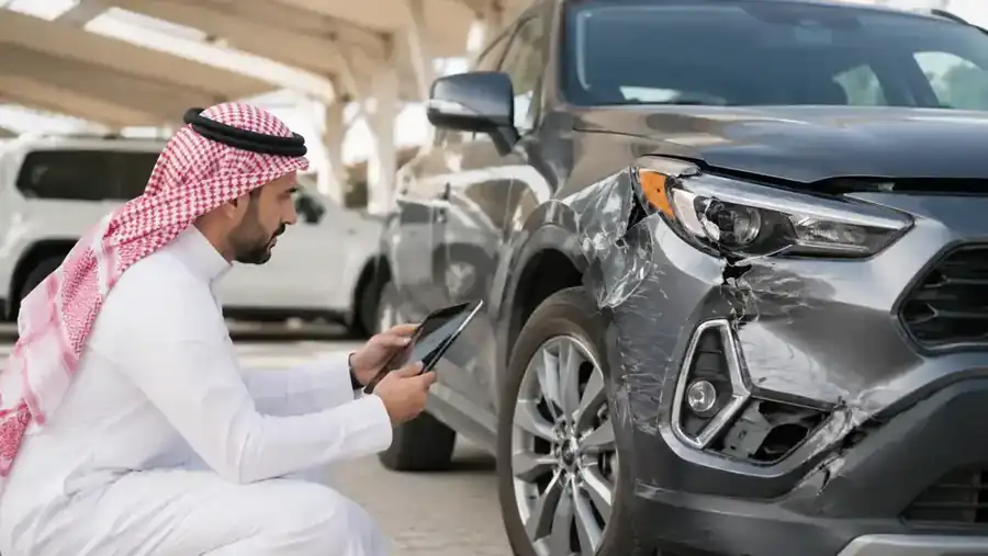 شراء سيارات مصدومة في الرياض - تقييم سيارة حادث